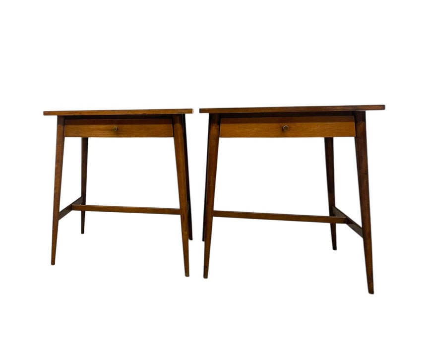 Paul McCobb Planner Group 4-Piece Bedroom Set for Winchendon Furniture - 8-Drawer Dresser, 4-Drawer Tall Chest & Pair of Nightstands - Mid-Century Modern