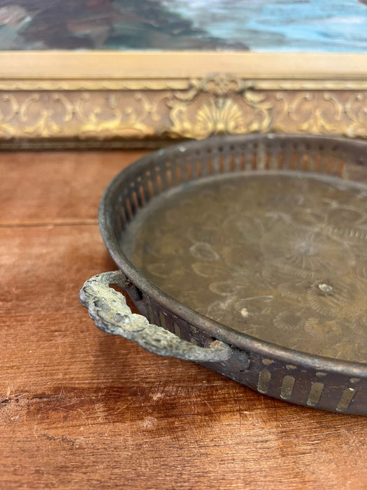 Old time Early second hand India Import possibly Brass Tray