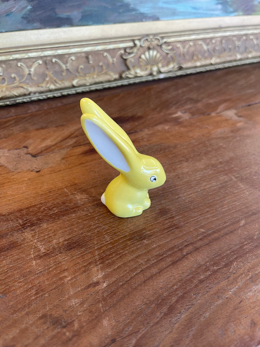 Vintage Mid-Century Yellow Porcelain Bunny Figurine by Villeroy & Boch, Germany