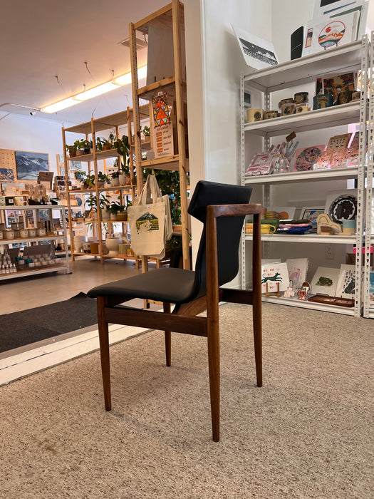 Vintage Danish Mid Century Modern Rosewood Dining Chair Set of 6 By Inger Klingenberg for Fristho Holland