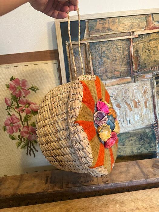 Woven Basket Decor Round Storage Container. (Available online purchase only)