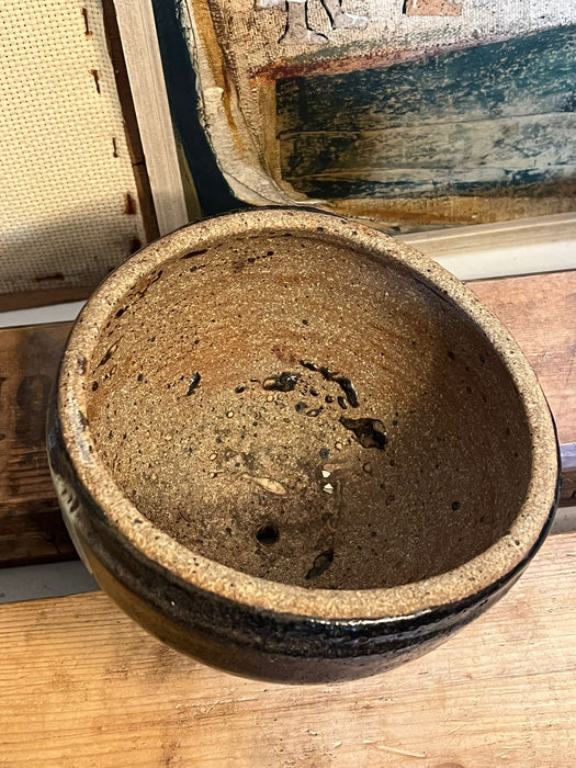 Vintage Mid Century Modern Handmade Stone Pottery.