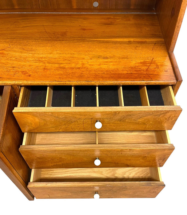 Vintage Mid Century Modern Kipp Stewart for Drexel Declaration China Cabinet Hutch.(Available by online purchase only)