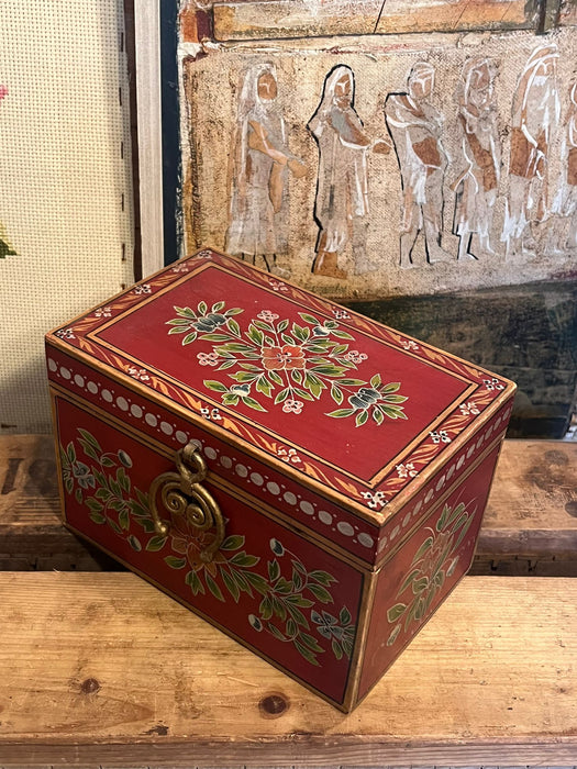 Hand Painted storage Jewelry Box - Made in India (online purchase only)