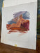 Abstract Artwork on canvas ( no wood frame )