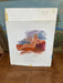 Abstract Artwork on canvas ( no wood frame )