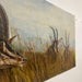 Antelope mid Century modern style canvas painting
