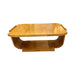 Antique 1920s Art Deco Book Matched Burl Maple Coffee Table Stand