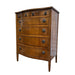 Antique 6 Drawer Dresser Dovetail Solid Wood Drawers With Burl Veneer