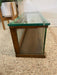 Antique Alfred Noack Oak and Glass Countertop Display Case with Brass Hardware, Oakland California Maker