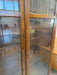 Antique Arts and Crafts Oak 5-Shelf Bookcase with Stained Glass Doors (Available by Online Purchase Only)
