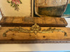 Antique Brass Pediment Center Mount Garlands Cabinet Frame Mount