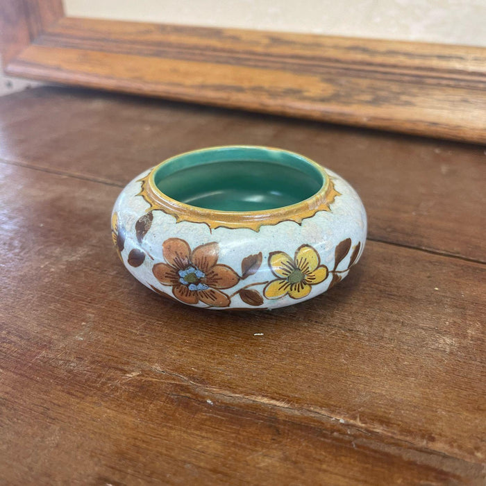 Antique Ceramic Hand Painted Bowl Imported From Holland. Circa 1903