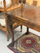 Antique Chippendale Style Solid Wood Coffee Table with Book Matched Walnut Burl Top and Carved Wood Legs. UK Import.