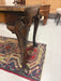 Antique Chippendale Style Solid Wood Coffee Table with Book Matched Walnut Burl Top and Carved Wood Legs. UK Import.