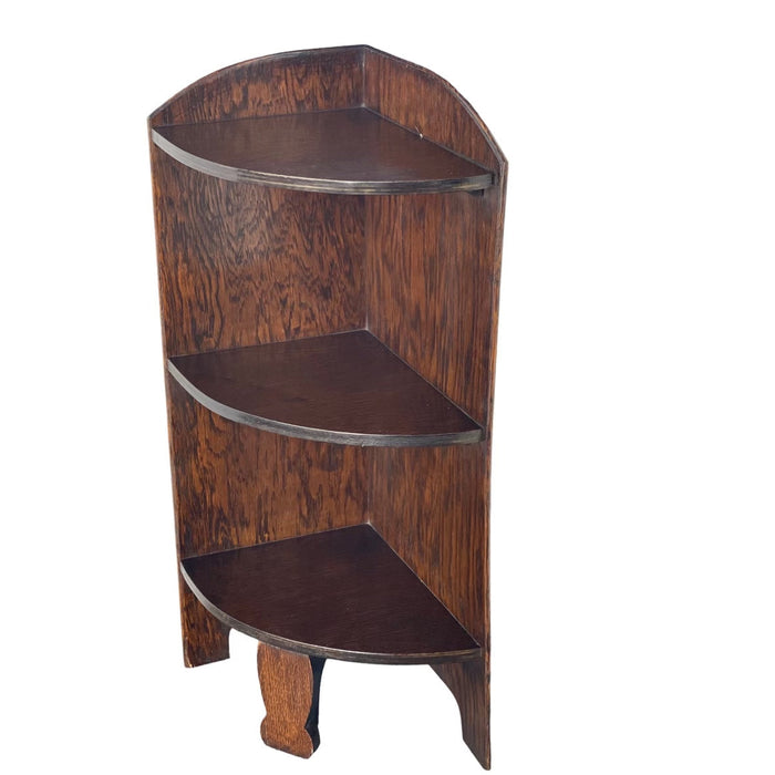 Antique Corner Bookcase or Bookshelf UK Import