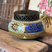 Antique Floral Dutch Ceramic Vase With Detachable Top Dated 1846(Available by online purchase only)