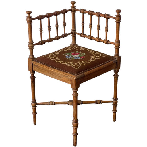 Antique Gilded Corner Chair