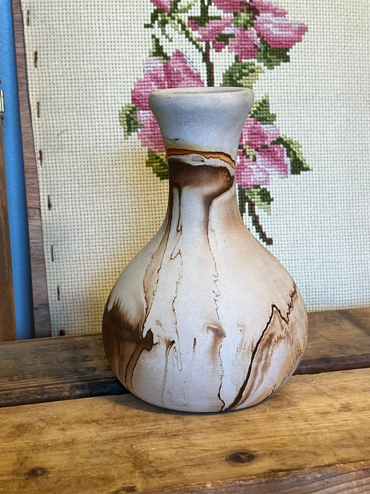 Antique Nemadji mid Century Modern Art Pottery Vase
