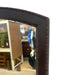 Antique Wall Mirror with Arched Top and Carved Wood Frame