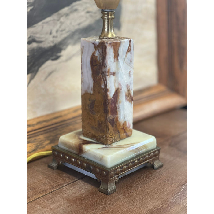 Art Deco Marble Lamp