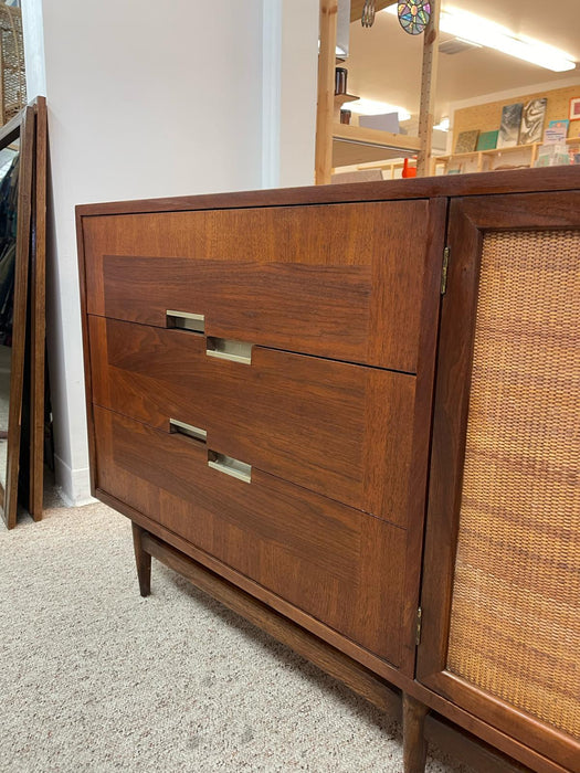 Vintage Mid Century Modern Six Drawer Lowboy Dresser or Credenza by American of Martinsville
