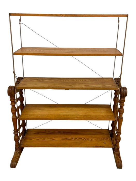 Antique Combination Table Co Folding Convertible Table Bookcase Patented 1893 Victorian Adjustable Shelving Unit.(Available by online purchase only)