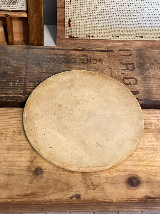 Vintage Hand Painted Round Floral Ceramic Tile Coaster.(online purchase only)