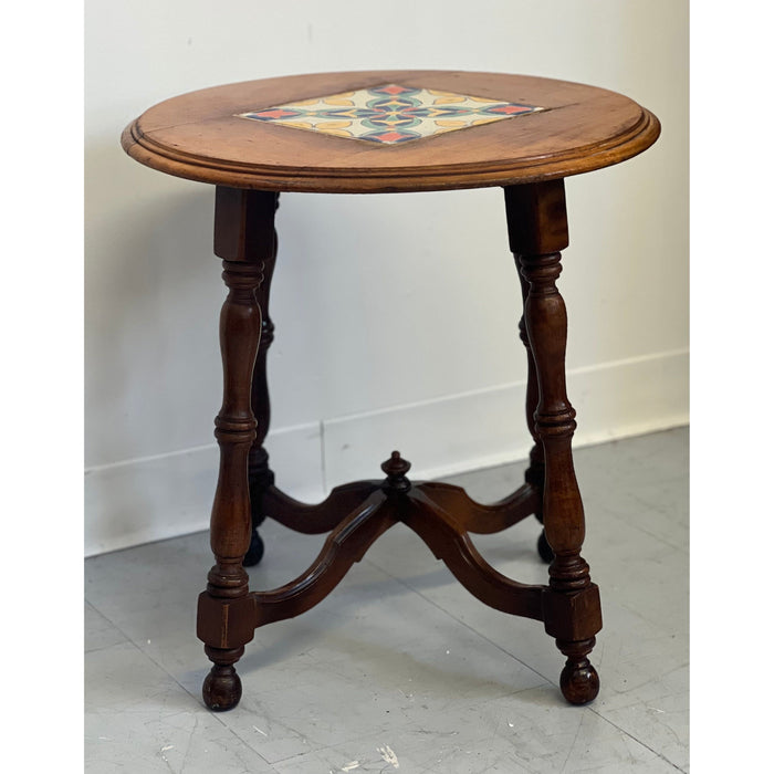 Vintage Tile Top Catalina Accent Table