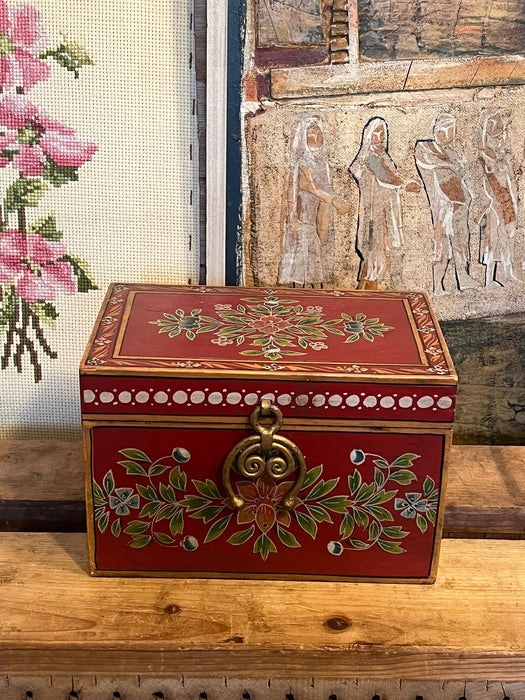 Hand Painted storage Jewelry Box - Made in India (online purchase only)