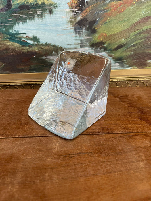 Vintage Blenko handmade Art glass Bookend (Available by Online Purchase Only)