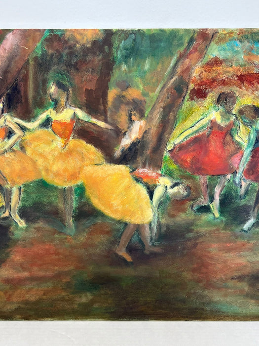 Edger Degas “Before the performance “ Abstract Ballerinas painting on Canvas