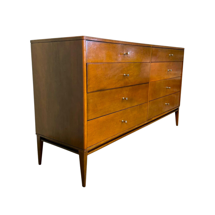 Paul McCobb Planner Group 8-Drawer Dresser for Winchendon Furniture – Mid-Century Modern Solid Maple Lowboy Credenza .(Available by online purchase only)
