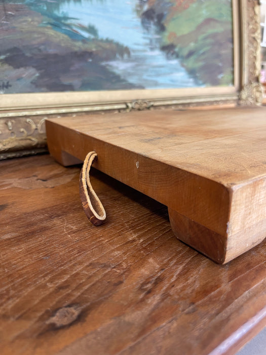 Vintage Vermont Maple Butcher Block Cutting Board by Mountain Hardwood Adams Co., Dorset
