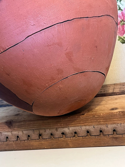 Terracotta Large Pulled-Rim Bowl.