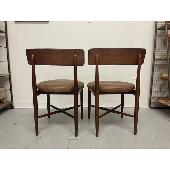 Set of 6 Vintage English Mid Century Modern G-Plan Dining Chairs