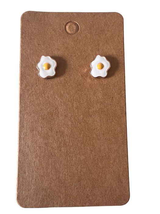 Fried Egg Stud Earrings Jewelry for All Seasons