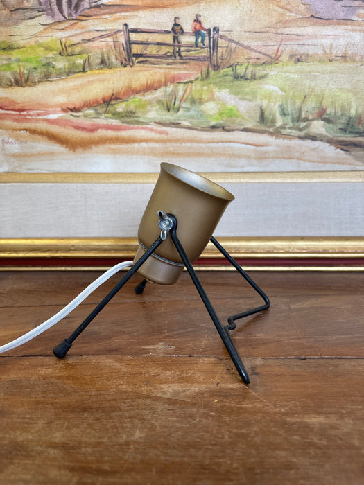 Vintage Mid-Century Modern Adjustable Tripod Table Lamp