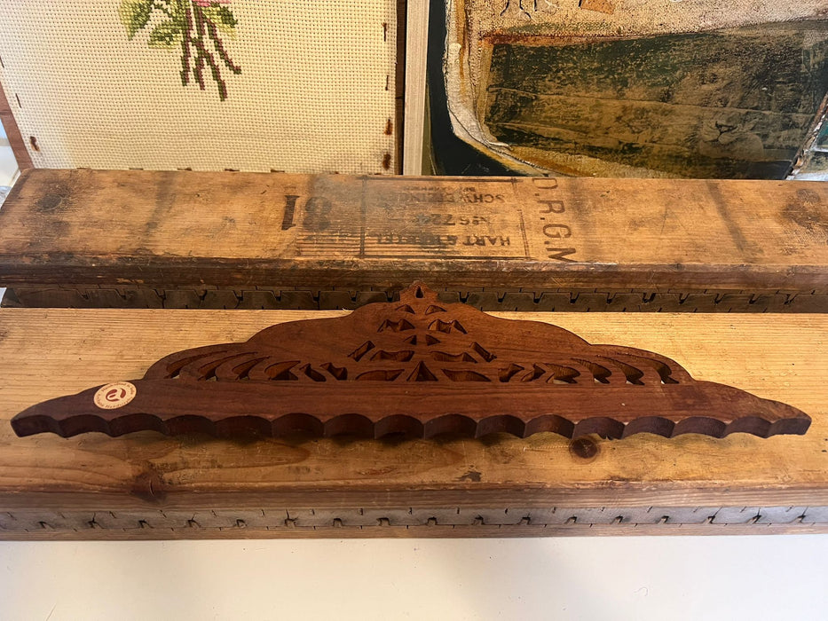 Vintage Carved Wooden Bird Design Wall Hooks