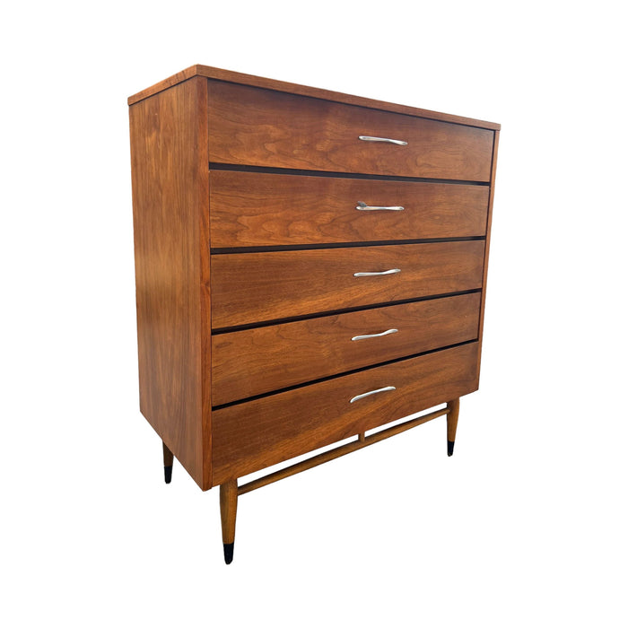 Vintage Mid Century Modern Dresser Dovetail Drawers by Andre Bus for Lane Furniture (Available for Online Purchase Only)