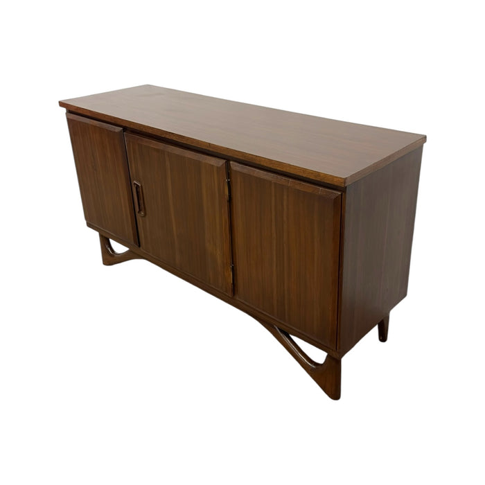 Vintage Mid-Century Modern Sideboard Credenza with Adrian Pearsall Style Base