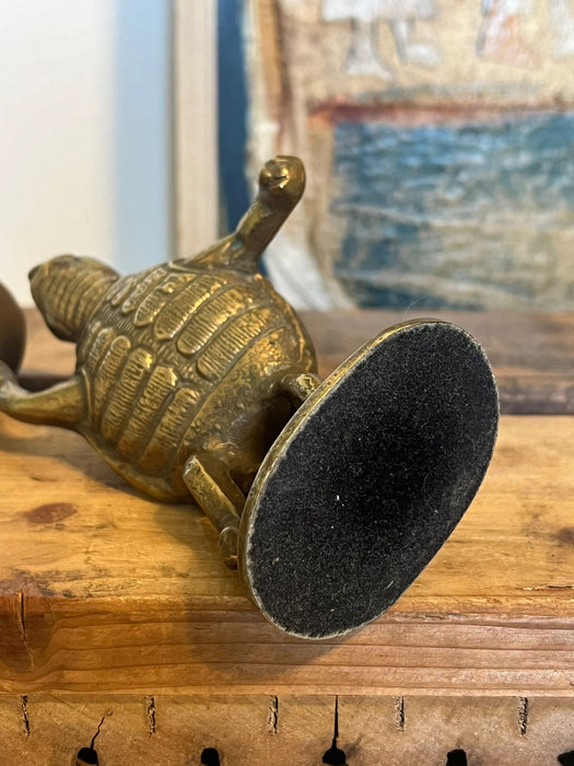 Vintage Standing Turtle Candle Stick Holder