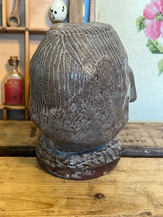 Signed Vintage Primitive Bust