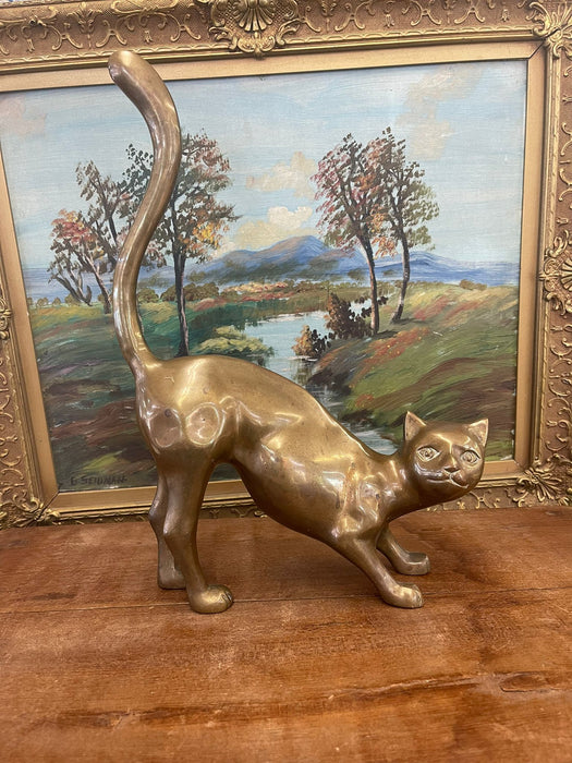 Vintage Mid Century Modern Modern Cat Statue - Individual ( online purchase only)