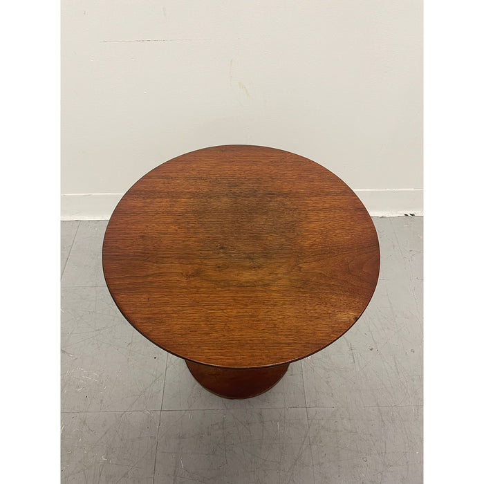 Vintage Mid Century Modern Atomic Circular Accent Side Table