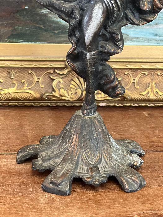 Vintage Lady Dancing decorative Candle holder Art Nouveau Style.