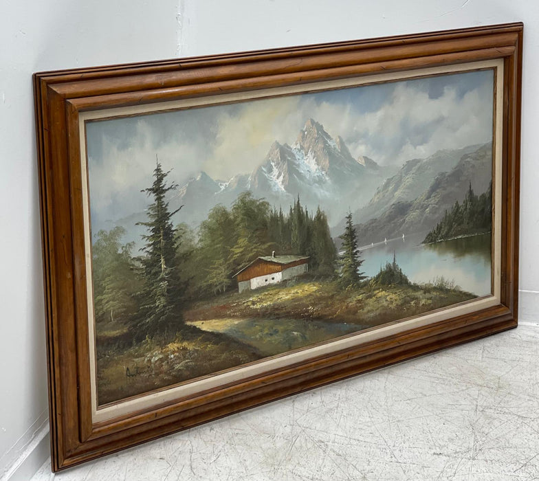 Vintage Mid Century Modern Art painting