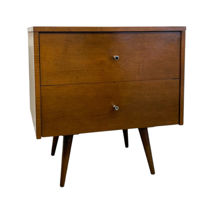Paul McCobb Planner Group 2-Drawer Nightstand for Winchendon Furniture – Mid-Century Modern Solid Maple End Table Side Chest (Available by online purchase only)