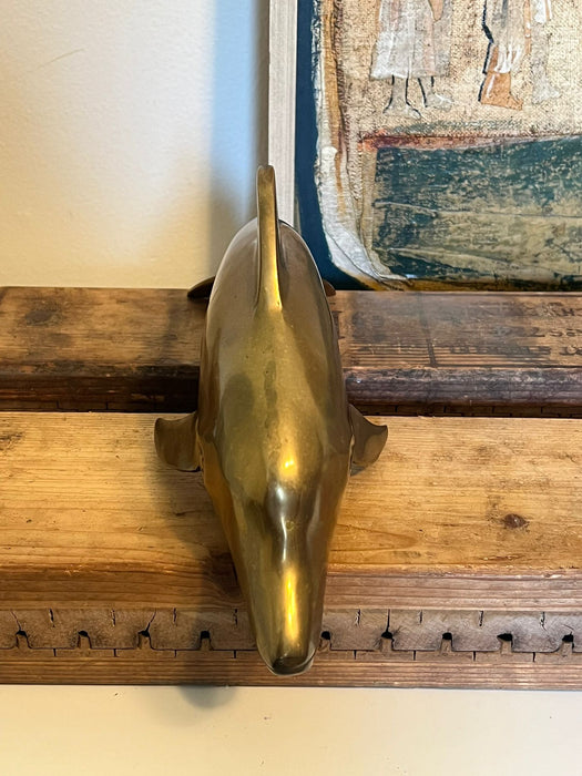 Vintage Brass mid century modern modern Dolphin Figurines ( online purchase only)