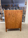 Early 20th Century Neoclassical Style Inlaid Mahogany Tall Chest with Brass Pulls